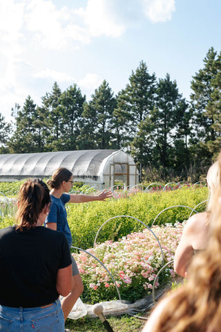 Flower Arranging Workshop + Farm Tour